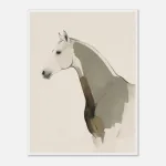 Quiet Equus framed wall art