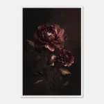 Burgundy Nocturne framed wall art