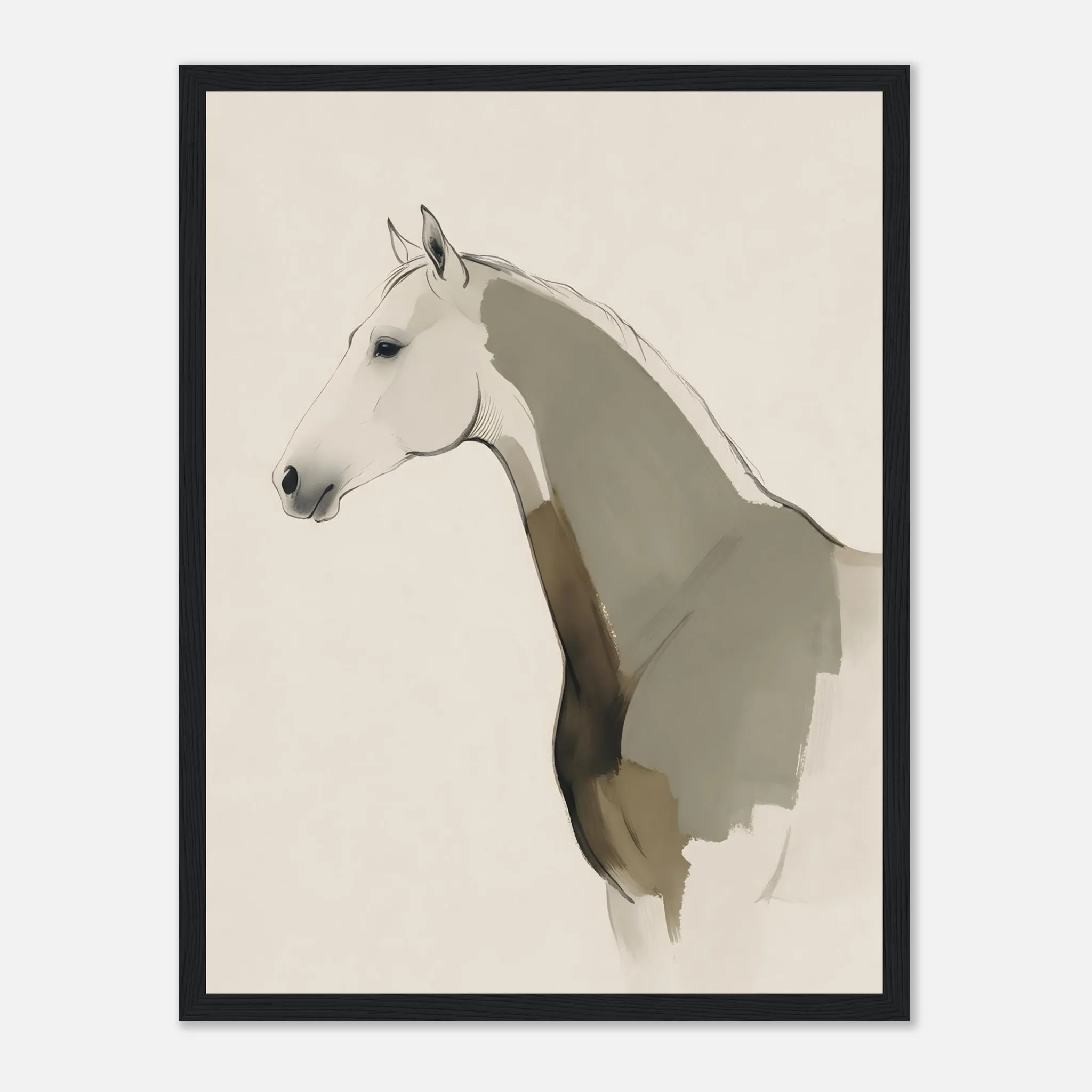 Quiet Equus framed wall art