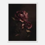 Burgundy Nocturne framed wall art