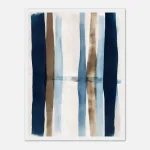 Blue Earth Rhythm framed wall art