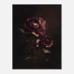 Burgundy Nocturne framed wall art