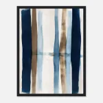 Blue Earth Rhythm framed wall art