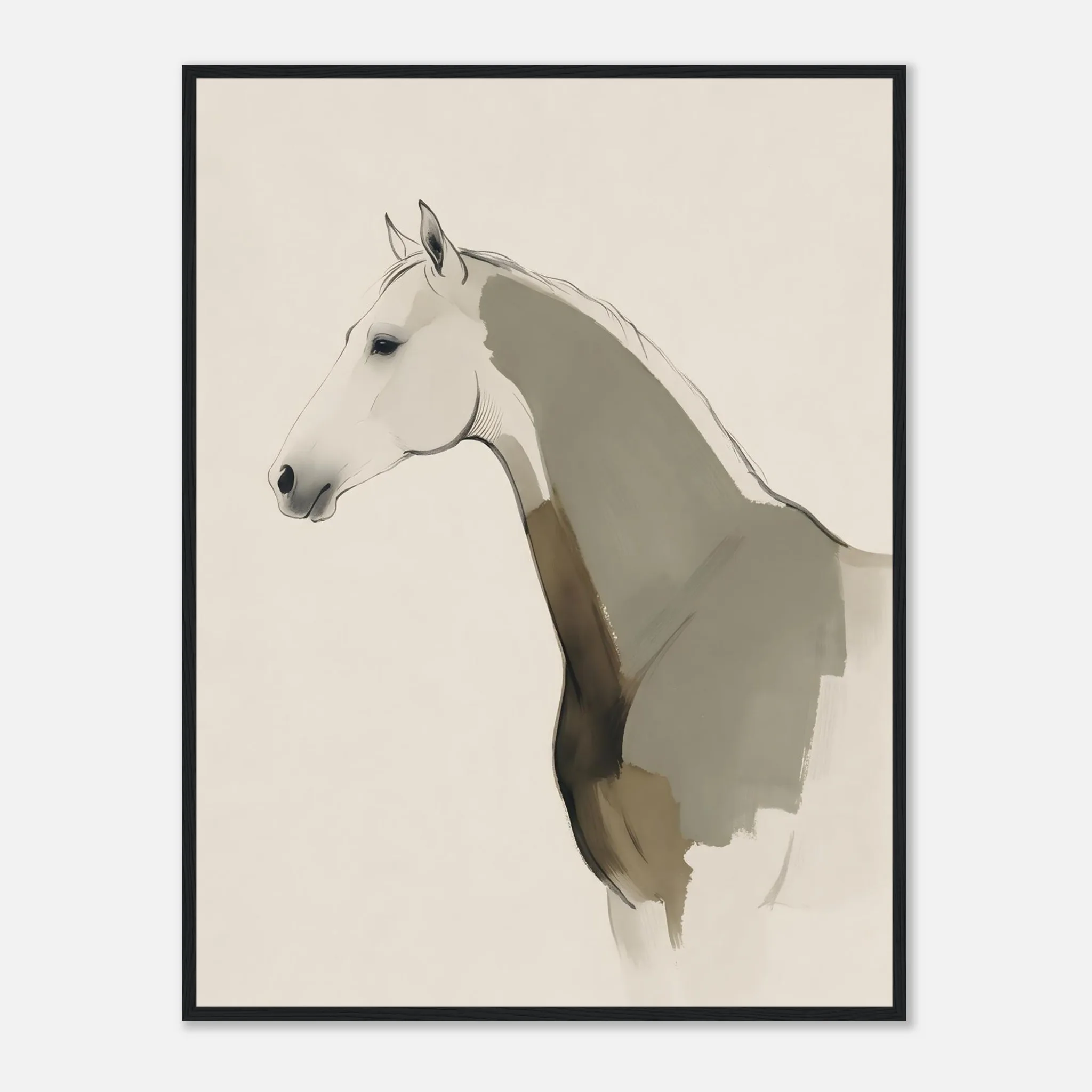Quiet Equus framed wall art